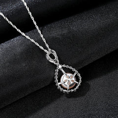 Aetolia 925 Sterling Silver Natural Freshwater Pearl Necklace Elegant Drop CZ Diamond Pendant Necklace FN0042