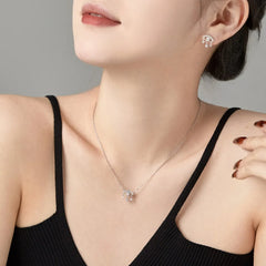 Aetolia 925 Silver Custom Dainty 18K Gold Plated Necklace Wholesale Minimalist Devil Eye Tassel Charm Pendant For Women Necklaces