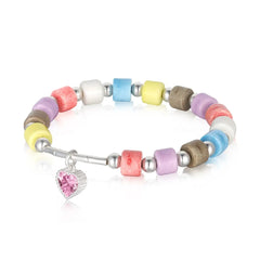 Aetolia Summer Fine Jewelry Colorful Stone Adjustable Stackable Tennis 925 Sliver Bracelet Women Beaded Bracelets Bangles