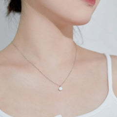 Aetolia hot sale Luxury 925 Sterling silver Gold Chain cubic Zirconia tennis Necklace Designs blue Opal Necklaces jewelry women