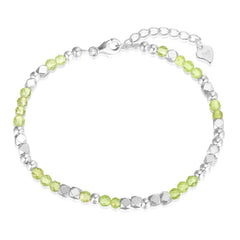 Aetolia Summer Fine Jewelry Colorful Stone Adjustable Stackable Tennis 925 Sliver Bracelet Women Beaded Bracelets Bangles