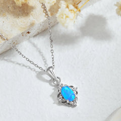 Aetolia Dainty Layering Choker Custom Charm Women Jewelry S925 Sterling Silver 18K Gold Plated Tiny Opal Pendant Necklaces for girl