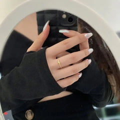 Aetolia Fine Minimalist Design 925 Sterling Silver Rhodium 18K Gold Plated Texture Round Beaded Fashion Fine Jewelry Rings for women