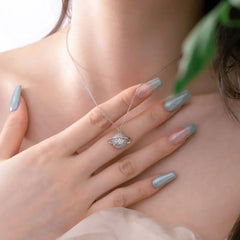 Aetolia Delicate Jewelry Wholesale 18K Gold Plated Necklace S925 Silver Earth Planet Pendant Cz Zircon Charm Necklaces For Women