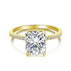 Aetolia Free of nickel And Lead Engagement Rings For Her Fit Moissanite Sterling Silver AAAAAAAA CZ Anniversary 925 Silver Ring