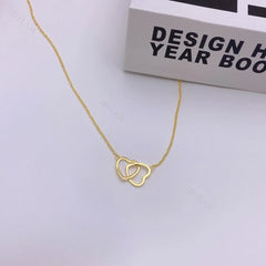 Aetolia Fashion Gold Plated s925 Silver Jewelry Wholesale Heart Shape Love Pendant Dainty Trendy Necklace For Women