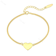 Aetolia Designer Stackable Adjustable Chunky 18K Gold Plated Bracelet Charms Silver Cuban Chain Tennis Bangles Bracelets Women