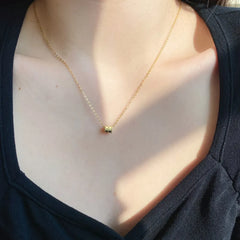 Aetolia Hot Selling Korean Simple Designs Womens Jewelry Minimalist Gold Plated Pendant Sterling Silver Necklaces for women