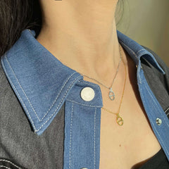 Aetolia Wholesale Sweater Hip Hop Coffee Bean Chain Link Choker Gold Plated Collar de Plata Sterling Silver 925 Pig Nose Necklace