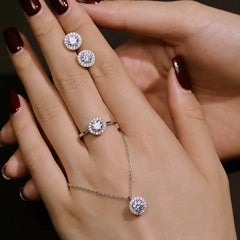 Aetolia Fast Delivery Wholesale Price High End Quality Elegant Cz Cubic Zirconia Rings For Women Wedding Earrings Necklaces Jewelry Set