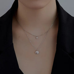 Aetolia High Quality Factory Price Oem Korean Fine Jewelry 18K Gold Plated Cubic Zircon Star Pendant Necklaces For Women Shiny