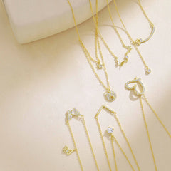 Aetolia High Quality Factory Price Oem Korean Fine Jewelry 18K Gold Plated Cubic Zircon Star Pendant Necklaces For Women Shiny