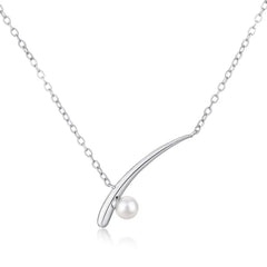 Aetolia Luxury Design 18K Gold Plated Chain Choker Necklace 925 Sterling Silver Baroque Freshwater Pearl Necklaces For Women