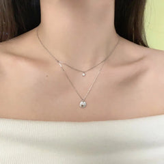 Aetolia High Quality Factory Price Oem Korean Fine Jewelry 18K Gold Plated Cubic Zircon Star Pendant Necklaces For Women Shiny
