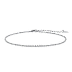 Aetolia Accessories Bracelet Bangle 18K Gold Plated Anklets Set Initial Alphabet Letter A-Z Charms Pendant Cuban Link For Women