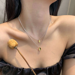 Aetolia 925 custom name necklace environmentally friendly 14k gold plated with chain silver pendants for women