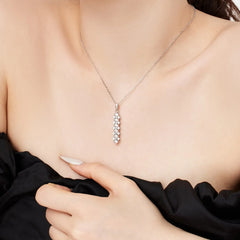 Aetolia Waterproof 18K Gold Plated Jewelry Colorful Cubic Zircon Diamond Pendant Necklace S925 Sterling Silver Necklaces For Women