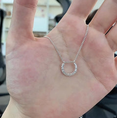 Aetolia Minimalist 18K Gold Plated Round Geometric Three Circle Pendant Necklace 925 Sterling Silver Necklaces For Women Jewelry