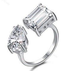 Aetolia 925 Sterling Silver 8A Cubic Zirconia jewelry Waterproof Bride Promise Ring Diamond Engagement Wedding Rings Jewelry Women