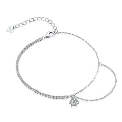 Aetolia Cubic Zircon Tennis Women Jewelry Luxury Chain Pulseira Adjustable Korean Tarnish Free 925 Sterling Silver Bracelet