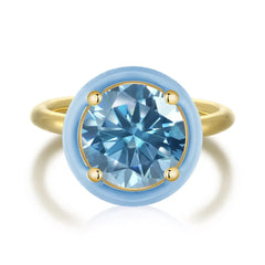 Aetolia Custom Trending Multi Color Plata S925 Dainty Joyeria 5a AAAAA Rainbow Cubic Zircon CZ Necklace Ring Fashion Jewelry Set