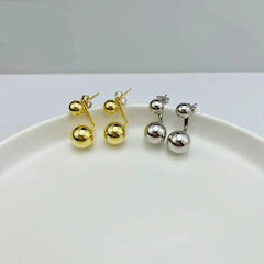 Aetolia Low MOQ Wholesale Stack Back Rear Hanging Trendy Best Plain Ear Jackets Stud 925 Sterling Silver 18k Gold Plated Earrings