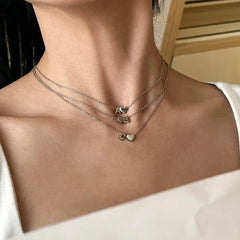 Aetolia custom minimalist necklace jewelry with love and alphabet necklace with initials halskette englisch