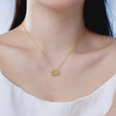 Aetolia 18K Gold Plated Chain Necklace Multi-Layer Starfish Sea Shell Pendant Statement Jewelry S925 Silver Necklaces For Women