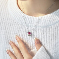 Aetolia Personalized 925 Silver Charm Link Chain Jewelry Alphabet Cubic Zirconia 26 Letter A-Z Initial Necklace Pendant Necklaces