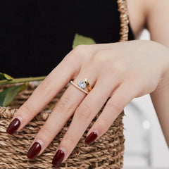 Aetolia New Design Cross Pear Oval Shaped Pink Cz Stone Sparkling 925 Sterling Silver Engagement Wedding Rings For Women