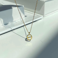 Aetolia Wholesale Sweater Hip Hop Coffee Bean Chain Link Choker Gold Plated Collar de Plata Sterling Silver 925 Pig Nose Necklace