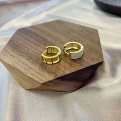 Aetolia Women Statement Hoops 925 Sterling Silver 18K Gold Plated Huggie Designer Dainty Classic Hypoallergenic Twisted Earrings