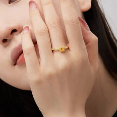 Aetolia New Arrival Wedding Cz Cubic Zirconia Ring 18K Gold Plated Jewelry 925 Sterling Silver Square Shape Rings For Women