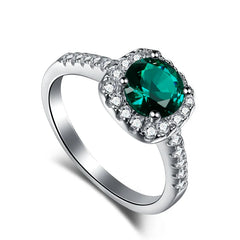 Aetolia Moissanite Diamond Anillo De Compromiso Round Cut Zircon 925 Sterling Silver Ring Engagement Wedding Rings Jewelry Women