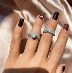 Aetolia Minimal Vintage Ladies Women Wedding 925 Sterling Engagement Jewelry Fidget Ring For Sublimation Silver Rings