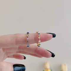 Aetolia Wholesale No Tarnish Colorful Cubic Zirconia Ring 925 Sterling Silver Ring Adjustable Wedding Engagement Rings Jewelry Women