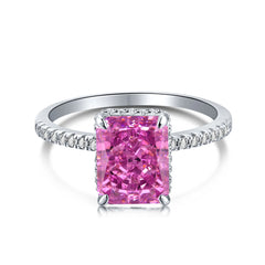 Aetolia S925 Sterling Silver Engagement Wedding Fine Jewelry Rings for Women Jewelry 8A Quality CZ Zircon 925 Silver Custom Jewelry