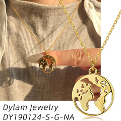 Aetolia Wholesale Personalized Kolye Bijoux Jewelry Argent 925 Sterling Silver Necklace 18K Gold Plated Chain Heart Necklaces For Women