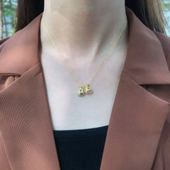 Aetolia Fresh Water Pearl Jewelry Accessories Pendant Dainty Minimalist Women Aetolia Winter Trendy Sterling Silver Necklaces