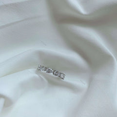 Aetolia 925 Wholesale Sterling Silver CZ Stone Diamond Shine Wedding Bands Wholesale Price Dropship Silver Ring