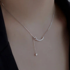 Aetolia New Arrival Simple Star Pendant Necklaces For Women Jewelry Choker Chain 925 Sterling Silver Accessories 18K Gold Necklace