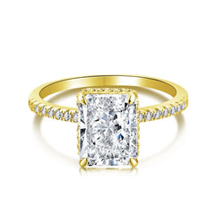 Aetolia S925 Sterling Silver Engagement Wedding Fine Jewelry Rings for Women Jewelry 8A Quality CZ Zircon 925 Silver Custom Jewelry