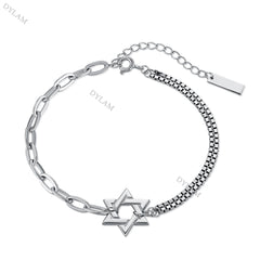 Aetolia Ladies Bracelets Bracelet In Tungsten Cute Initial Moissanite Tennis Charm Sets For Women Man Couple Lover Beaded Cross