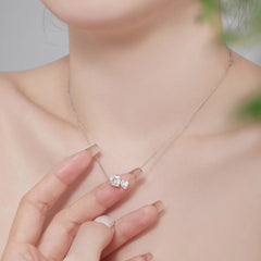 Aetolia S925 Sterling Silver Necklace 18K Gold Plated Wholesale Zirconia Double Heart Shape Necklaces Pendant Earring Ring Set