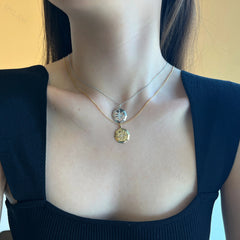 Aetolia Wholesale Personalized Kolye Bijoux Jewelry Argent 925 Sterling Silver Necklace 18K Gold Plated Chain Heart Necklaces For Women