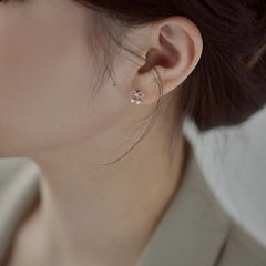 Aetolia Trendy Jewelry Wholesale New Arrival Fashion White 18K Gold Plated Earring Women Elegant Bowknot Pearl Earrings Stud