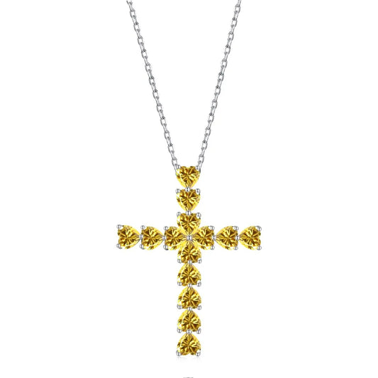 Aetolia Cross Necklaces Gold Plated Necklace 925 Sterling Silver Necklace Personalized Women Pendant CrossNecklace Jewelry