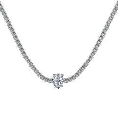 Aetolia Fine Jewelry Cz Cubic Zirconia Water Drop Pendant Necklace Choker Women Blue Pink Tennis Cuba Chain Teardrop Necklaces For Women