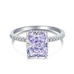 Aetolia Customized High Quality Color Wedding Zircon Ring 925 Sterling Silver Ring Promise Minimalist Engagement Diamond Rings Jewelry