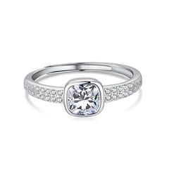 Aetolia Moissanite 925 Sterling Silver Cubic Zirconia Diamond Drop Heart Shaped Finger Ring Jewelry Women Engagement Wedding Rings